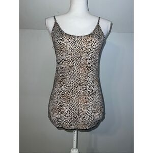 Women’s Y2K Animal Print Leopard Camisole LARGE